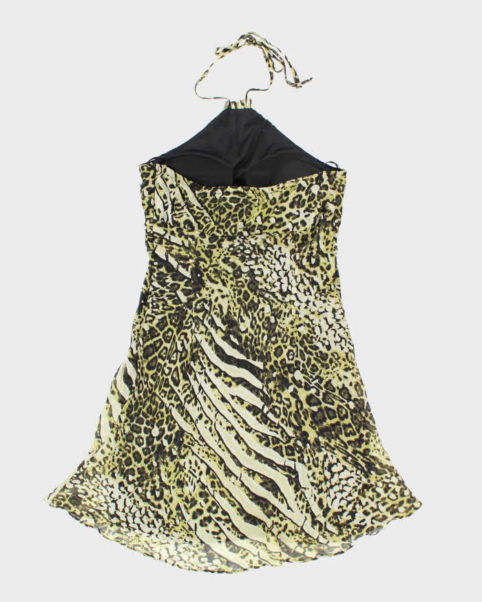 Vintage Y2k 00s Sangria Silk Dress - L