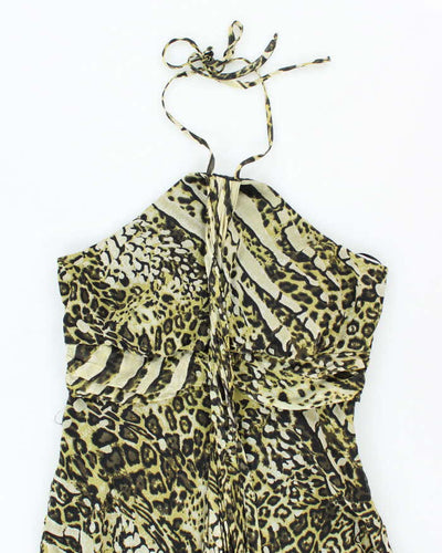 Vintage Y2k 00s Sangria Silk Dress - L