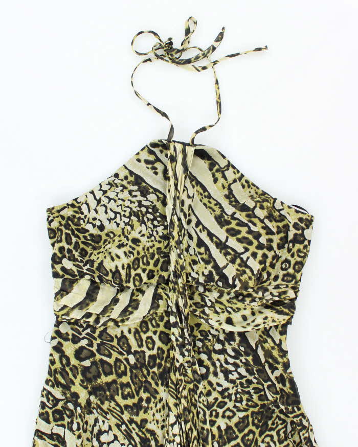 Vintage Y2k 00s Sangria Silk Dress - L