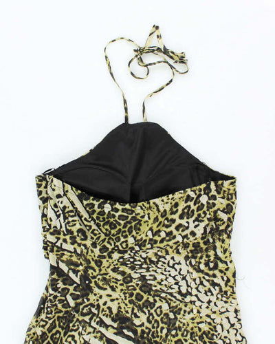 Vintage Y2k 00s Sangria Silk Dress - L