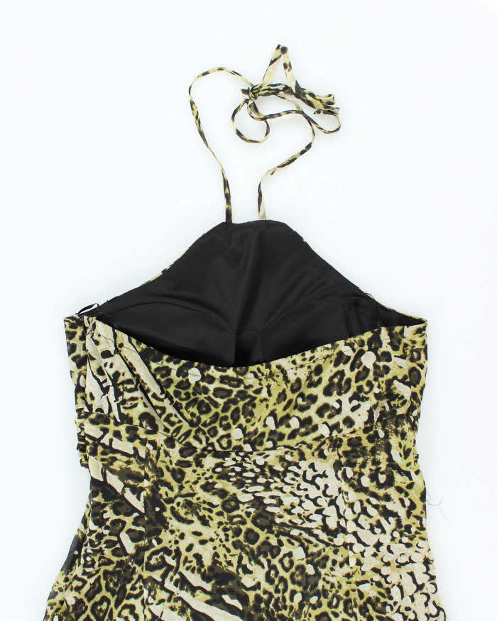 Vintage Y2k 00s Sangria Silk Dress - L