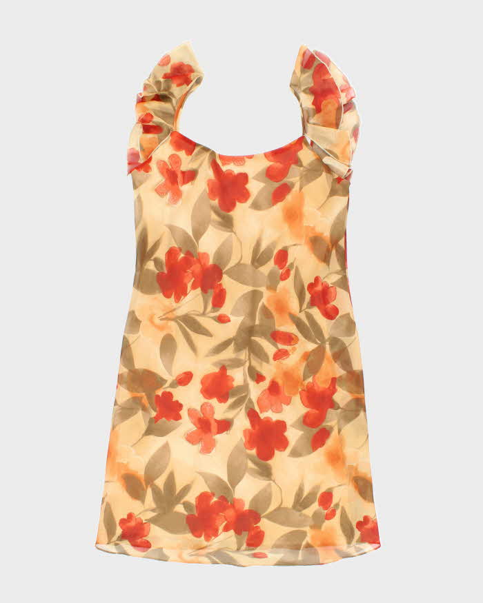 Vintage 90s Alyn Paige Floral Dress - L