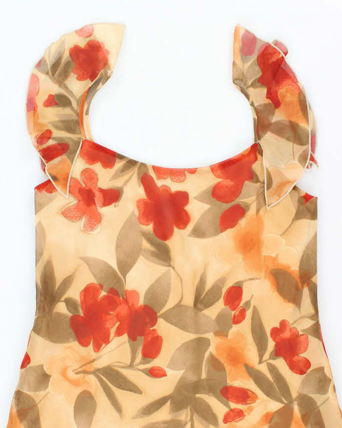 Vintage 90s Alyn Paige Floral Dress - L