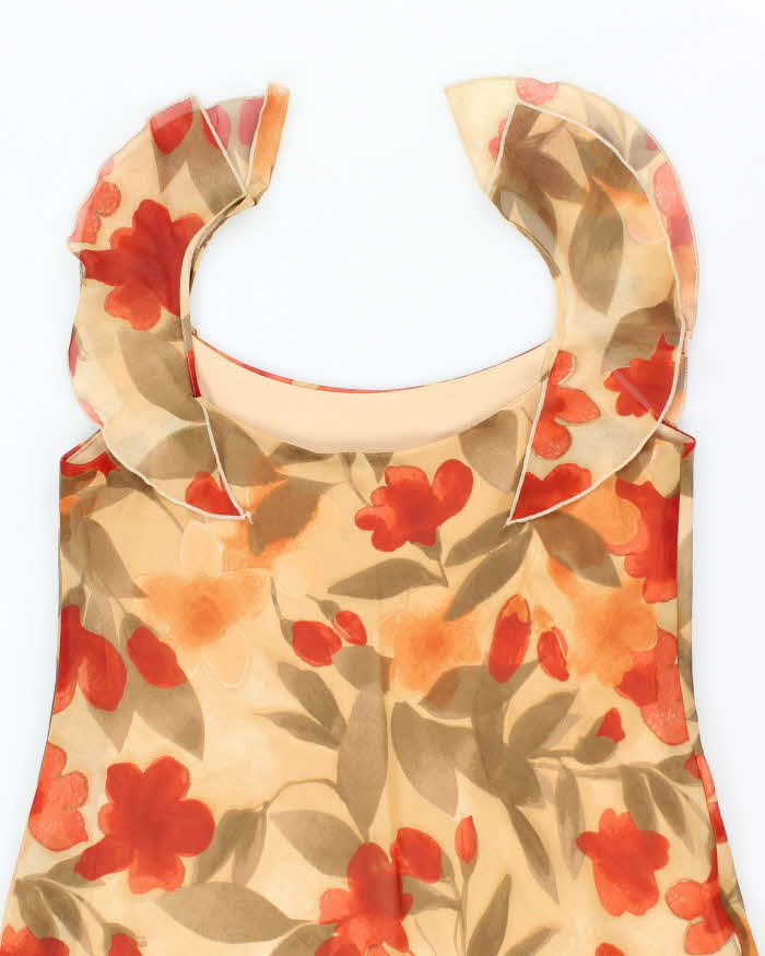 Vintage 90s Alyn Paige Floral Dress - L