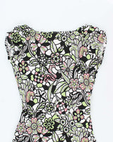 Vintage Y2k 00s Boo Mackie Floral Dress - M
