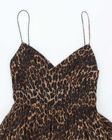Vintage Y2k 00s Betsey Johnson Leopard Print Dress - M
