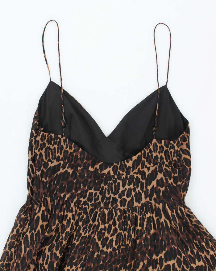 Vintage Y2k 00s Betsey Johnson Leopard Print Dress - M