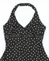 Vintage Y2k 00s B. Smart Polka Dot Halter Neck Dress - S