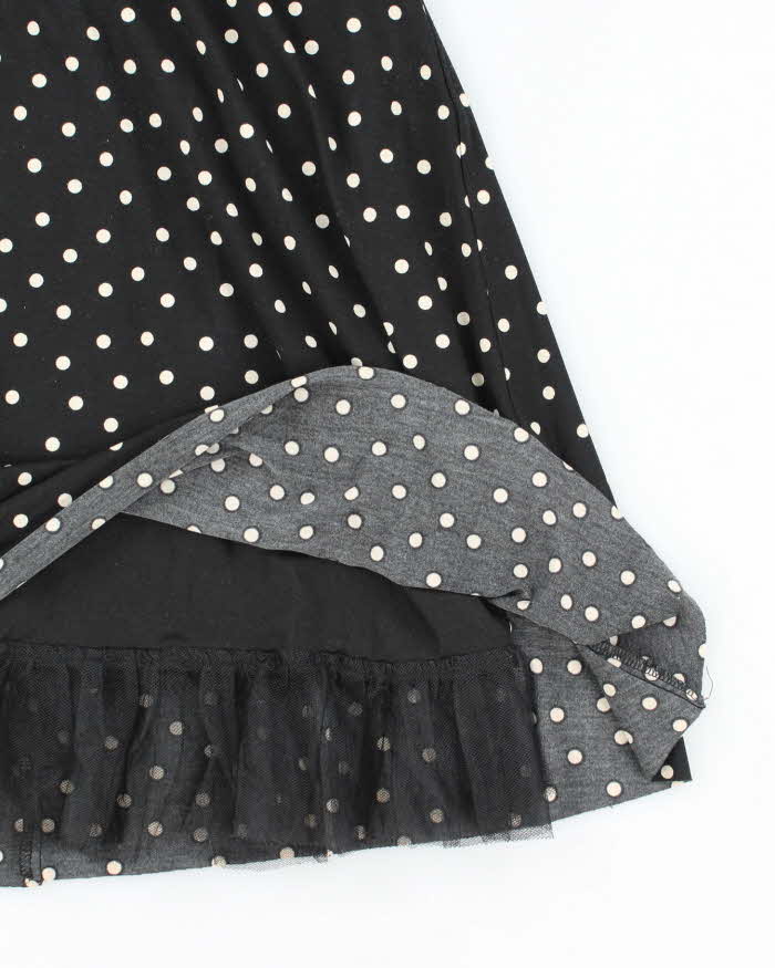 Vintage Y2k 00s B. Smart Polka Dot Halter Neck Dress - S