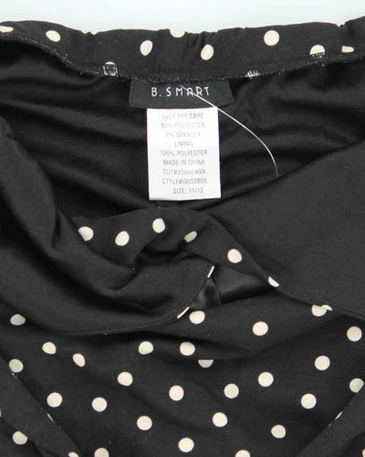 Vintage Y2k 00s B. Smart Polka Dot Halter Neck Dress - S