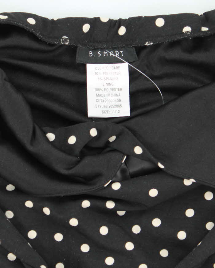 Vintage Y2k 00s B. Smart Polka Dot Halter Neck Dress - S