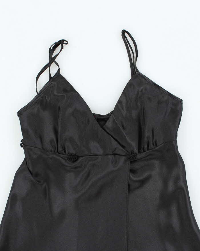 Vintage 90s Rose Passion Slip Dress - S
