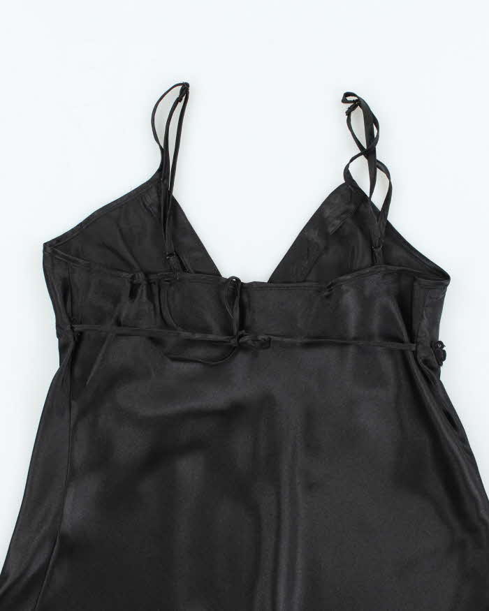 Vintage 90s Rose Passion Slip Dress - S