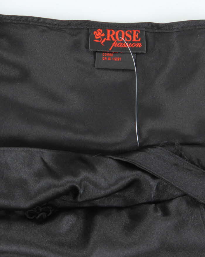 Vintage 90s Rose Passion Slip Dress - S