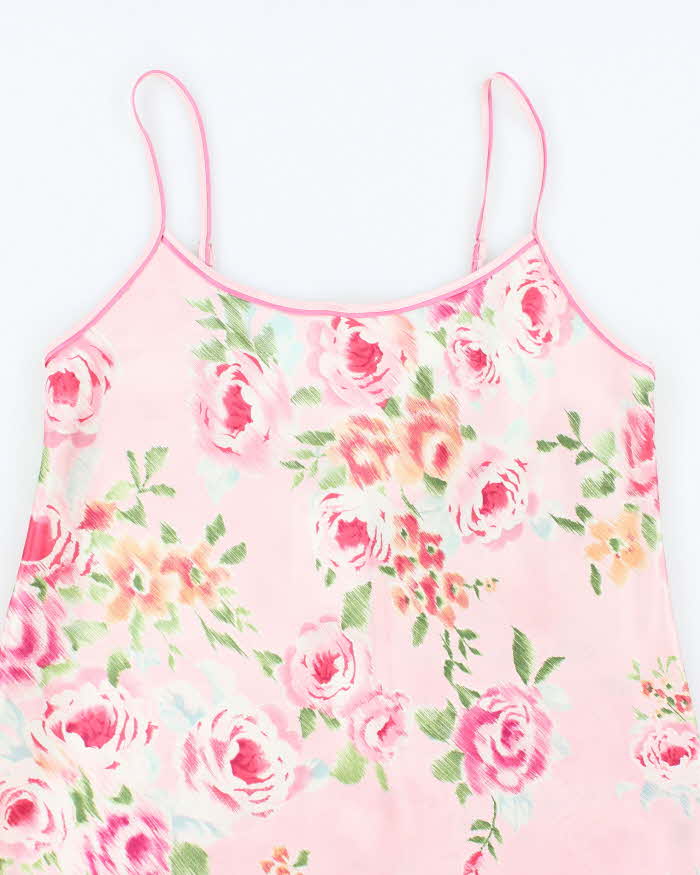Vintage 90s Oscar De La Renta Slip Dress - M