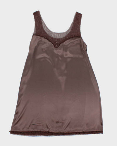 Vintage Y2k 00s Vera Wang Slip Dress - M