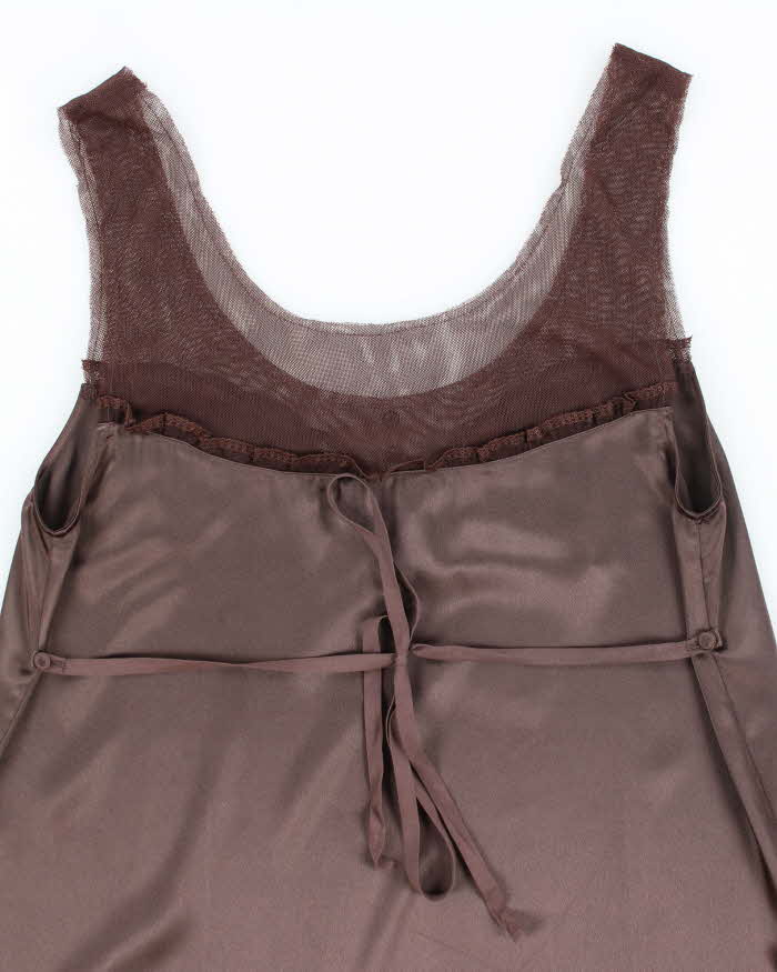 Vintage Y2k 00s Vera Wang Slip Dress - M