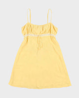 Vintage Y2k 00s Oasis Yellow Dress - M