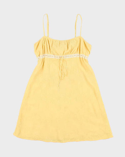 Vintage Y2k 00s Oasis Yellow Dress - M