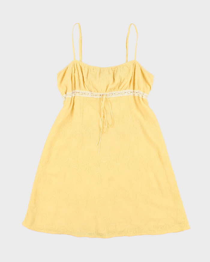 Vintage Y2k 00s Oasis Yellow Dress - M