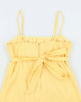 Vintage Y2k 00s Oasis Yellow Dress - M