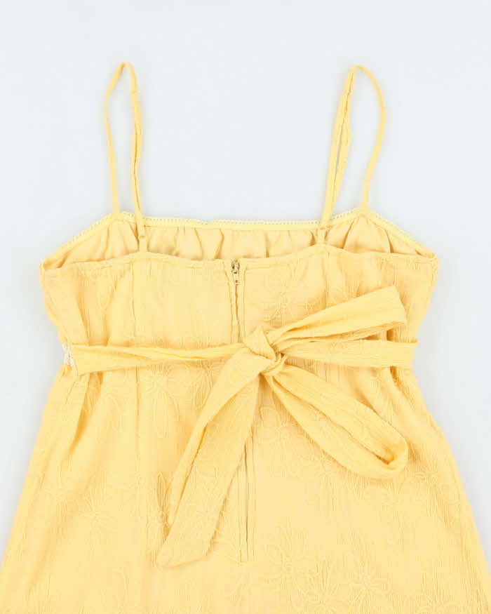 Vintage Y2k 00s Oasis Yellow Dress - M