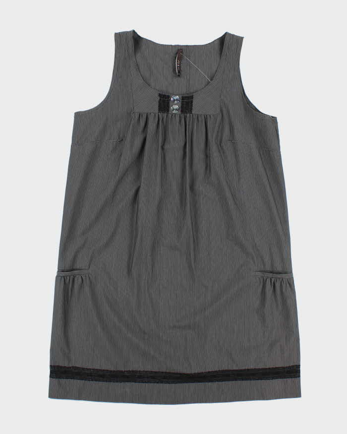 Vintage Y2k 00s So &amp; Co Pin Stripe Dress - L