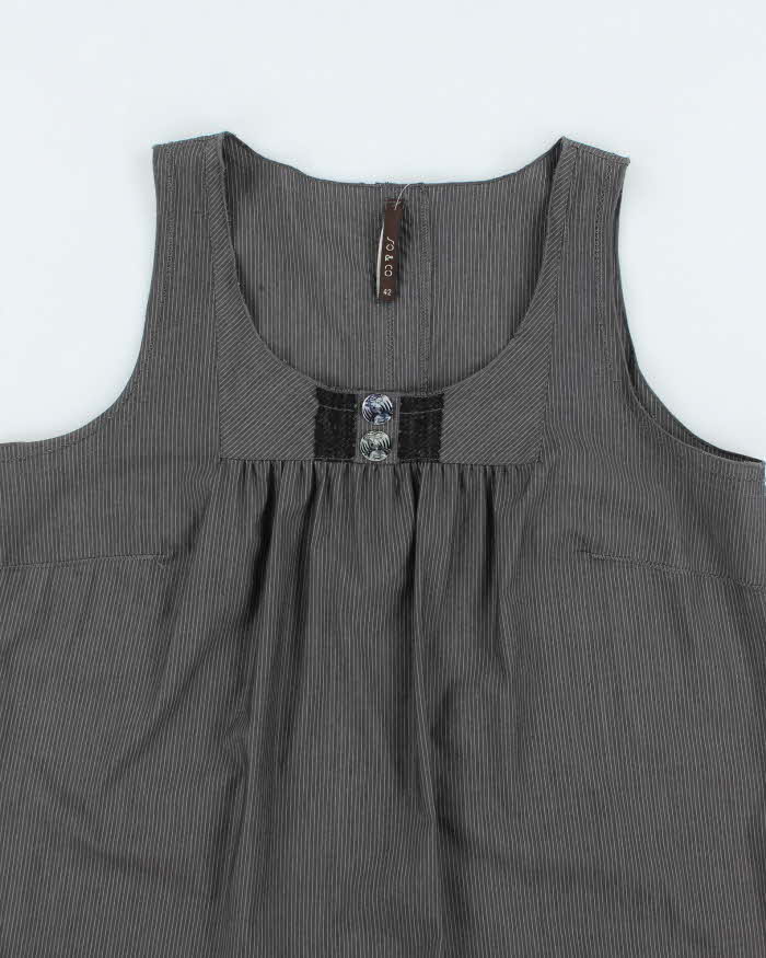 Vintage Y2k 00s So & Co Pin Stripe Dress - L