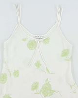 Vintage 90s LD Dalida Floral Slip Dress - S