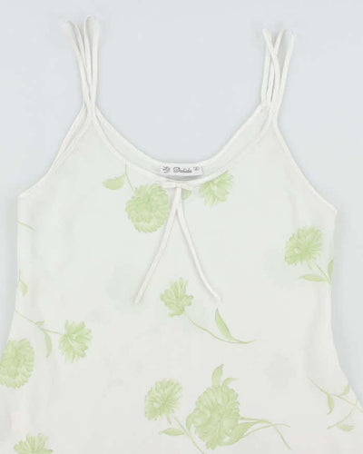 Vintage 90s LD Dalida Floral Slip Dress - S