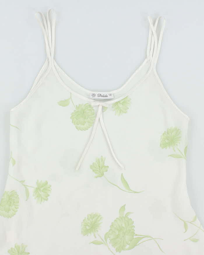 Vintage 90s LD Dalida Floral Slip Dress - S