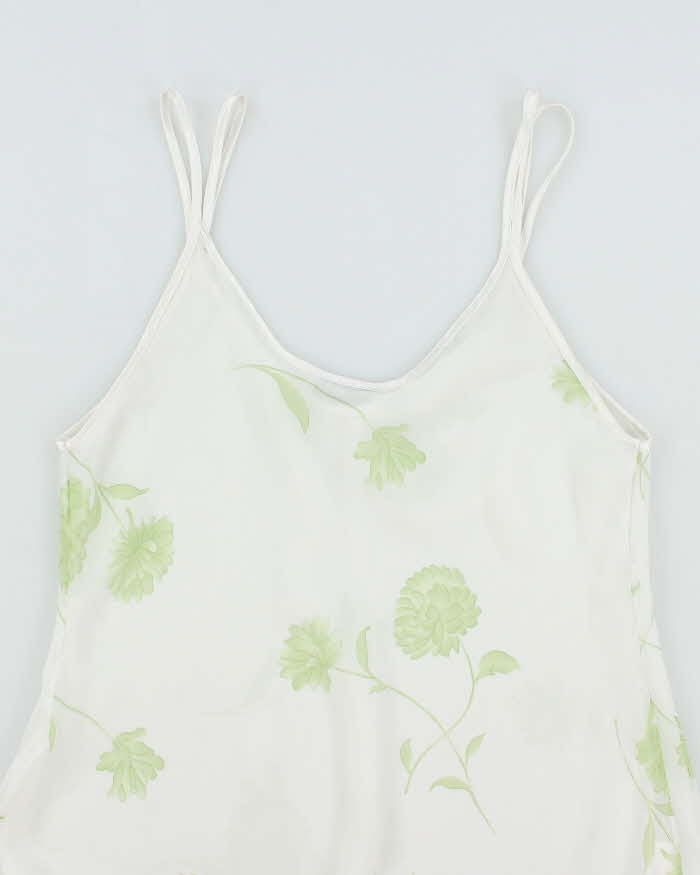 Vintage 90s LD Dalida Floral Slip Dress - S