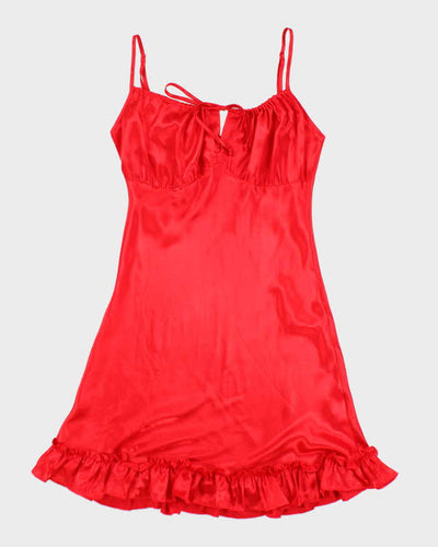 Vintage Y2k 00s La Vie En Rose Slip Dress - S