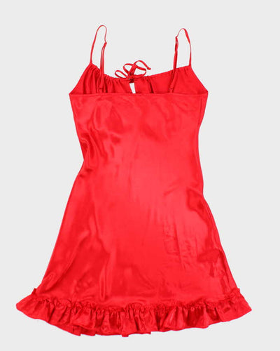 Vintage Y2k 00s La Vie En Rose Slip Dress - S