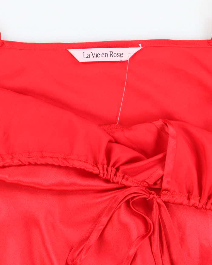 Vintage Y2k 00s La Vie En Rose Slip Dress - S