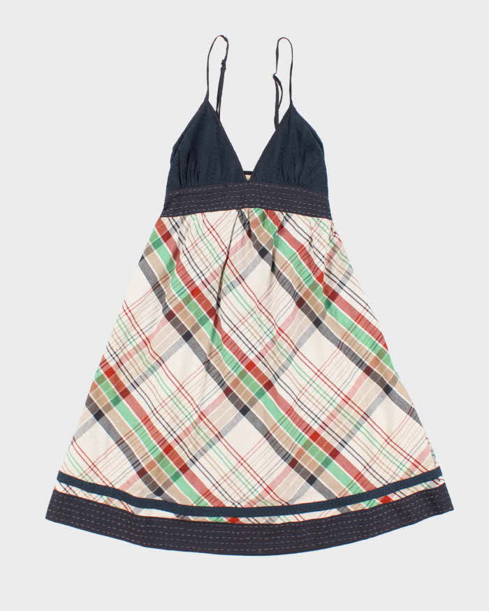 Vintage Y2k 00s Billabong Check Dress - S