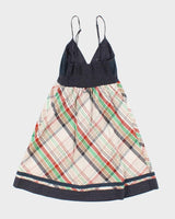 Vintage Y2k 00s Billabong Check Dress - S