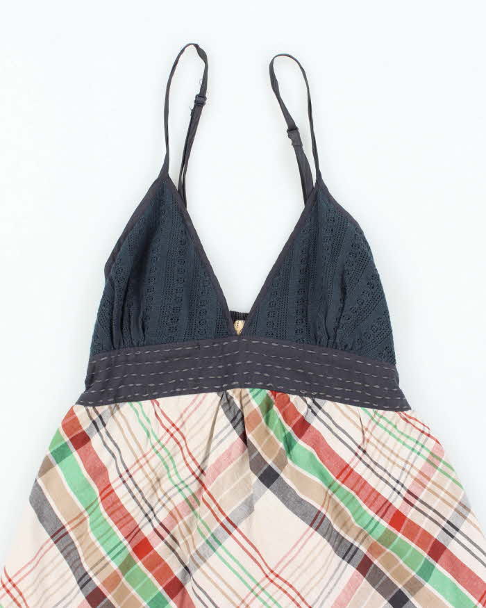 Vintage Y2k 00s Billabong Check Dress - S