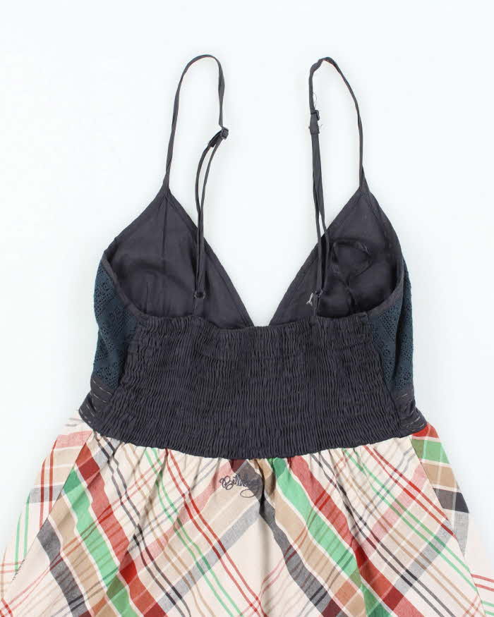 Vintage Y2k 00s Billabong Check Dress - S