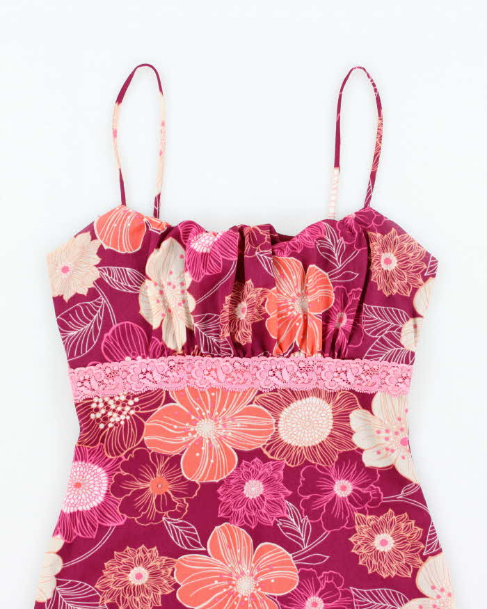 Vintage 90s Pelican Cove Floral Dress - S