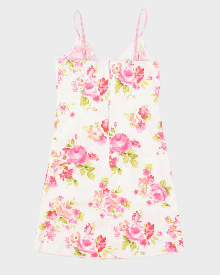 Vintage 90s Von Mozayt Floral Dress - M