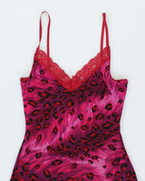 Vintage Y2k 00s Guess Leopard Print Dress - M