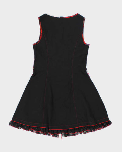 Vintage Y2k 00s miss Nikky Double Zip Dress - M