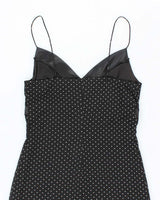 Vintage 90s Capucino Polka Dot Dress - M