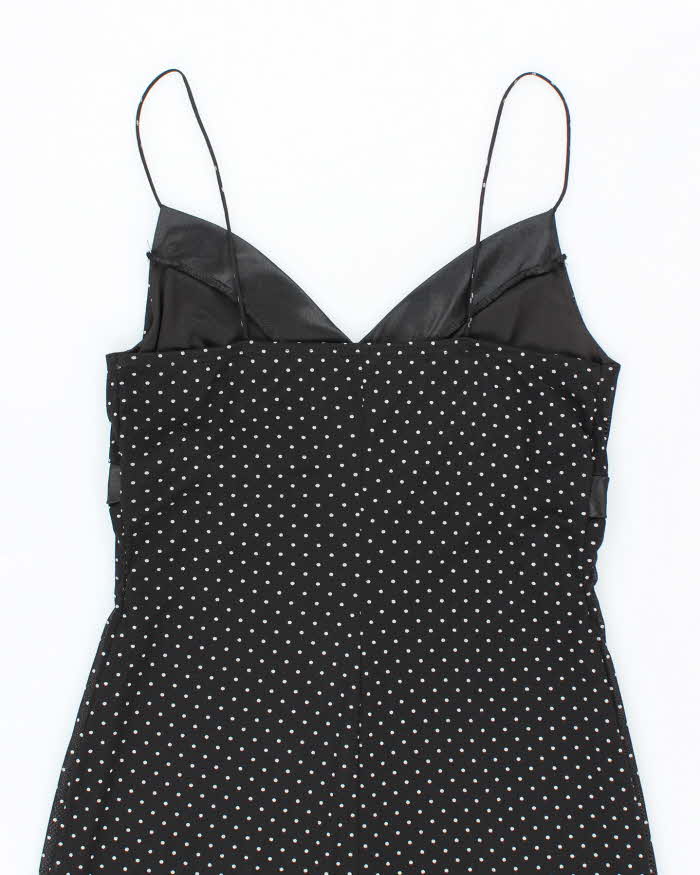 Vintage 90s Capucino Polka Dot Dress - M