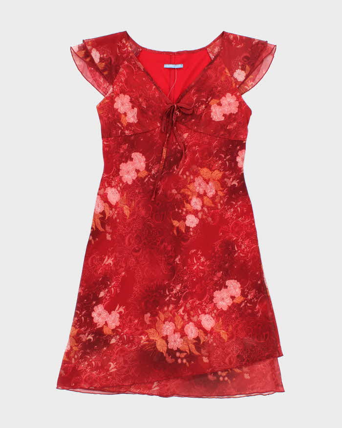 Vintage 90s Smart Set Floral Dress - M
