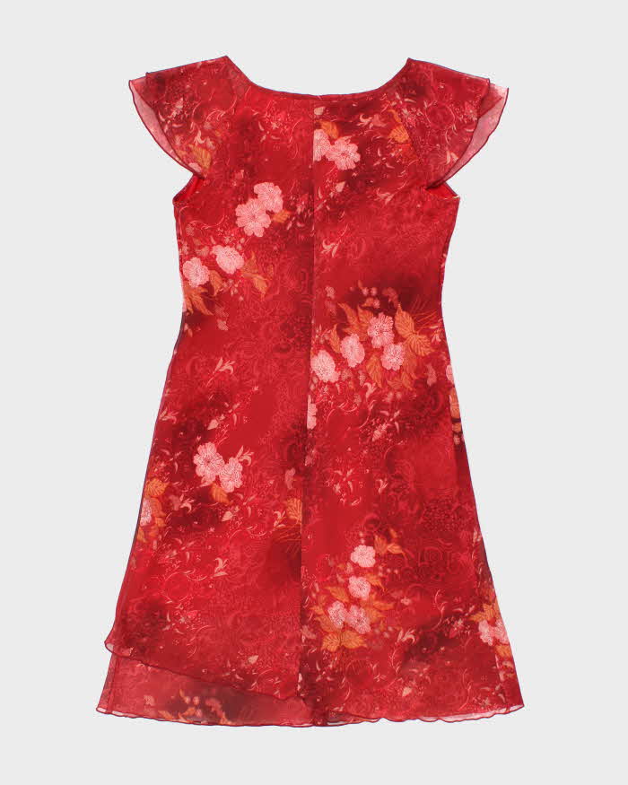 Vintage 90s Smart Set Floral Dress - M