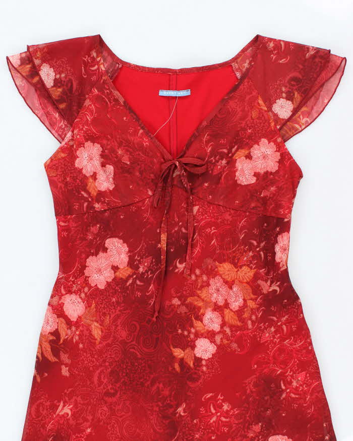 Vintage 90s Smart Set Floral Dress - M