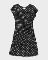 Vintage Y2k 00s Joseph Ribkoff Polka Dot Dress - L