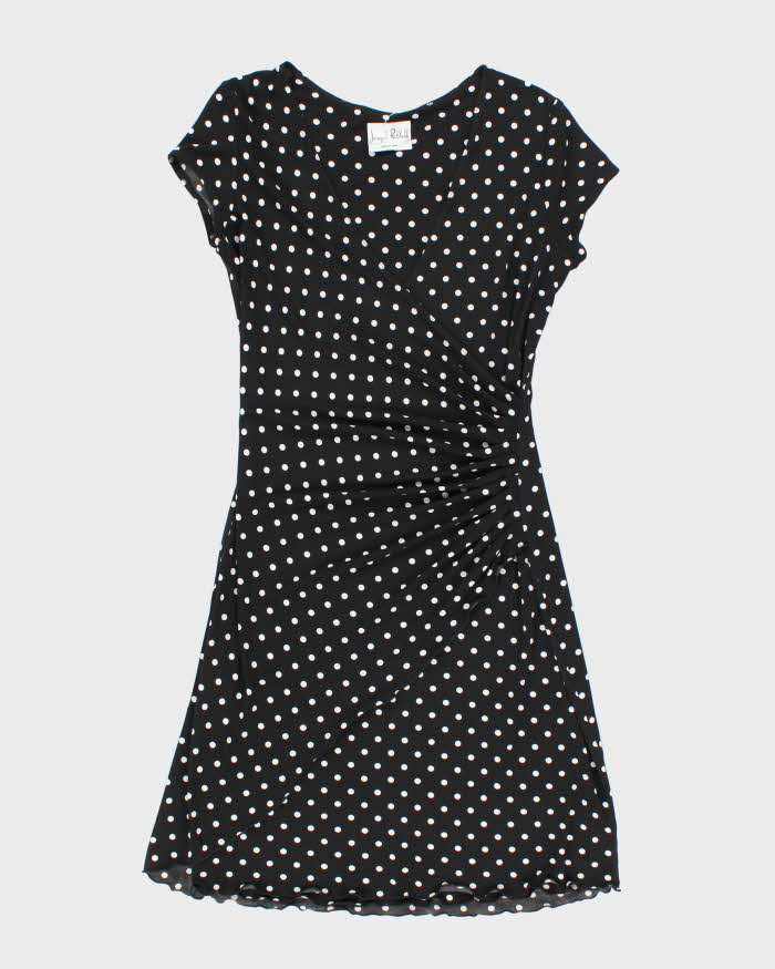 Vintage Y2k 00s Joseph Ribkoff Polka Dot Dress - L